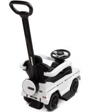 Машинка для катання Caretero (Toyz) Mercedes G350 D з батьківською ручкою White